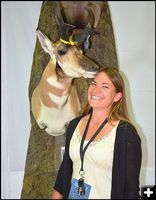 Kissed by an Antelope. Photo by Terry Allen.