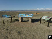 Interpretive signs. Photo by Pinedale Online.