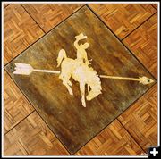 Bronc Rider on the Dance Floor. Photo by Terry Allen.