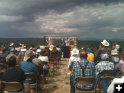 History talk. Photo by Dawn Ballou, Pinedale Online.