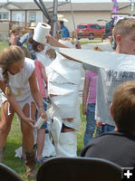 Mummy Contest. Photo by Dawn Ballou, Pinedale Online.