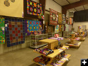 Handicrafts entries. Photo by Dawn Ballou, Pinedale Online.