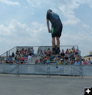 X-Pogo Stunt Team. Photo by Dawn Ballou, Pinedale Online.
