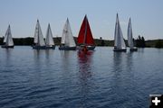 Sailing Regatta. Photo by Rita Donham, Wyoming Aerophoto.