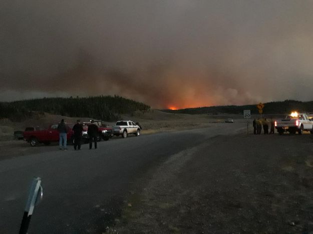 Hoback Ranches evacuation. Photo by Joy Ufford.