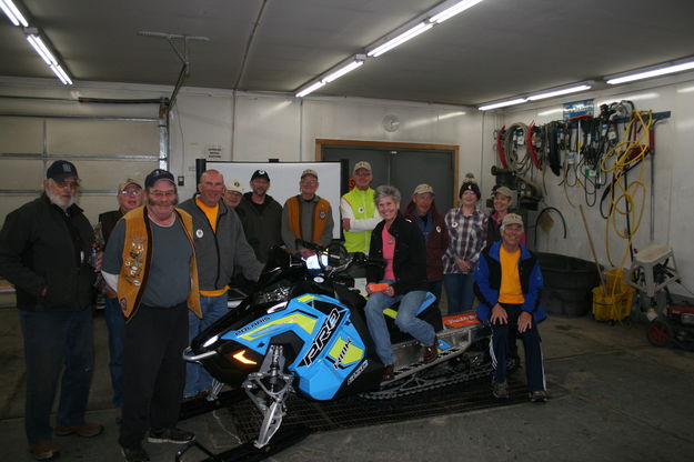 2018 Snowmobile Raffle. Photo by Pinedale Lions Club.