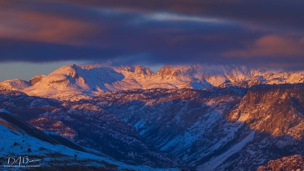 Wind River Winter Color. Photo by Dave Bell.