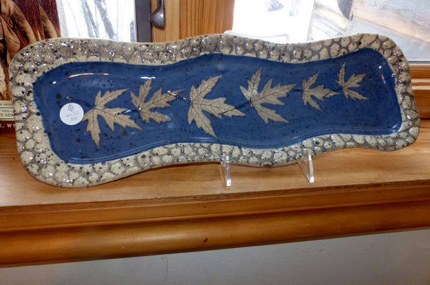 Leaf Platter. Photo by Dawn Ballou, Pinedale Online.