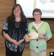 Linda Trimmer - Library. Photo by Dawn Ballou, Pinedale Online.