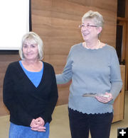 Sherry Kellen and Irma Van Der Velde. Photo by Pinedale Online.