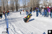 Flying Batman sled. Photo by Arnold Brokling.