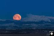 McDougal setting moon. Photo by Dave Bell.