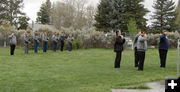 National Anthem. Photo by Dawn Ballou, Pinedale Online.