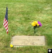 William Wilson grave. Photo by Dawn Ballou, Pinedale Online.