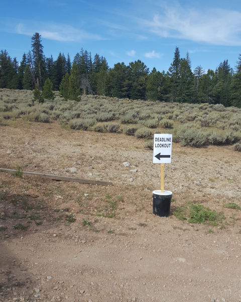 Go left. Photo by Clint Gilchrist, Sublette County Historic Preservation Board.