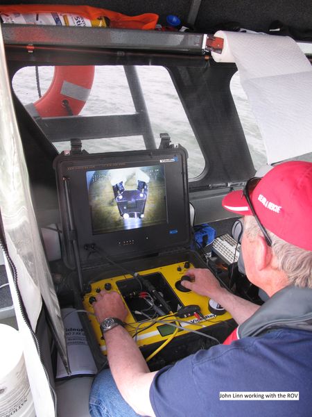 Working with ROV. Photo by Tip Top Search & Rescue.