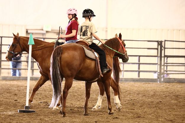 Caitlin and Dalton. Photo by MESA Therapeutic Horsemanship.
