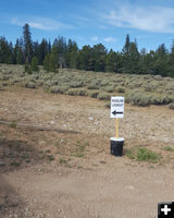 Go left. Photo by Clint Gilchrist, Sublette County Historic Preservation Board.