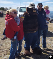 Family pose. Photo by Clint Gilchrist, Sublette County Historic Preservation Board.