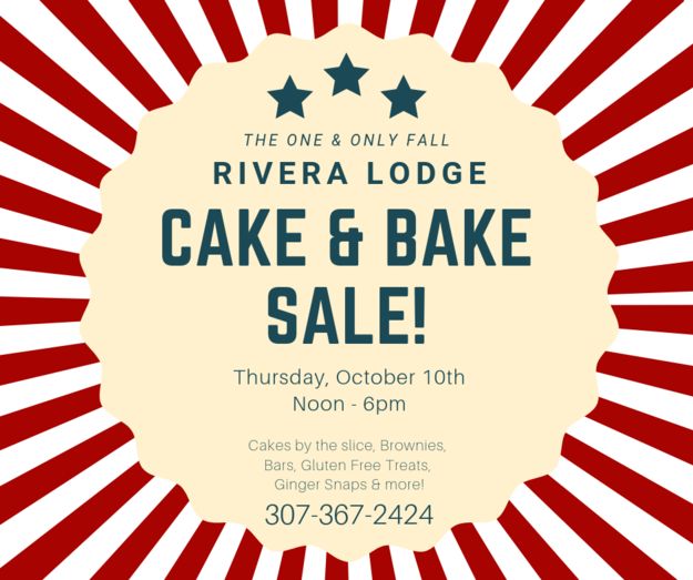 Cake & Bake Sale. Photo by Rivera Lodge.