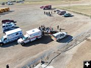 Mock Crash. Photo by Sublette County Sheriff's Office.