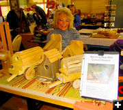 Bird Houses. Photo by Dawn Ballou, Pinedale Online.