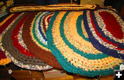 Hand-made rugs. Photo by Dawn Ballou, Pinedale Online.