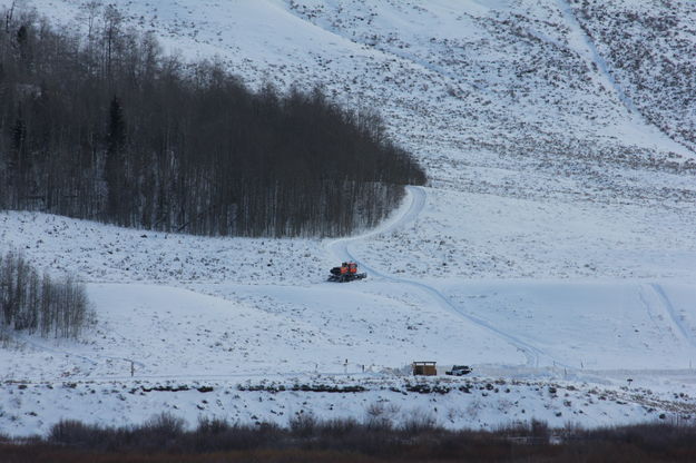 Groomer. Photo by Sandra Wright, Kendall Valley Lodge.