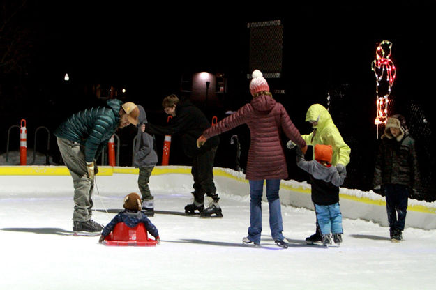 Ice Skating. Photo by Town of Pinedale.