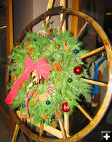 Gayle's Wreath. Photo by Dawn Ballou, Pinedale Online.