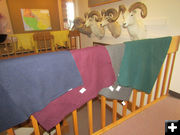 Trade Blankets. Photo by Dawn Ballou, Pinedale Online.