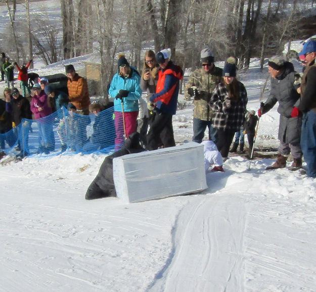 Igloo Crash. Photo by Dawn Ballou, Pinedale Online.