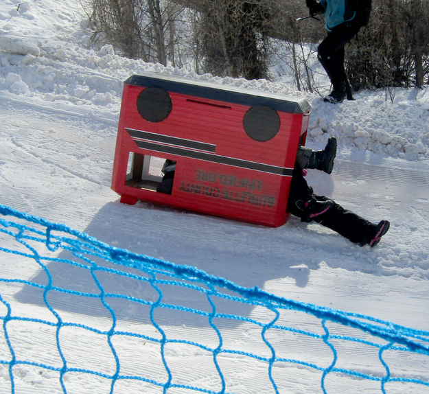 Rolled it. Photo by Dawn Ballou, Pinedale Online.