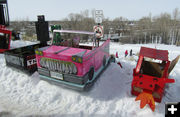 Cardboard Classic Sleds. Photo by Dawn Ballou, Pinedale Online.