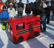 Ready for the run. Photo by Dawn Ballou, Pinedale Online.