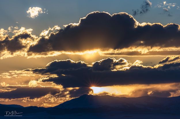 Sunset over McDougal. Photo by Dave Bell.