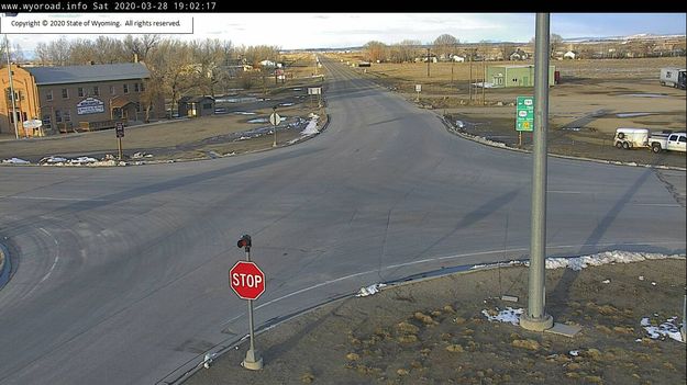 US 191 at Farson. Photo by Wyoming Department of Transportation.