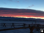 Wyoming Sunrise. Photo by Karen Forrester.