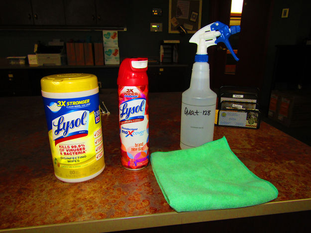 Cleaning products. Photo by Dawn Ballou, Pinedale Online.