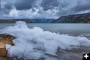 Ice coming off Fremont Lake. Photo by Dave Bell.