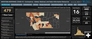 Montana COVID-19 Dashboard. Photo by State of Montana.