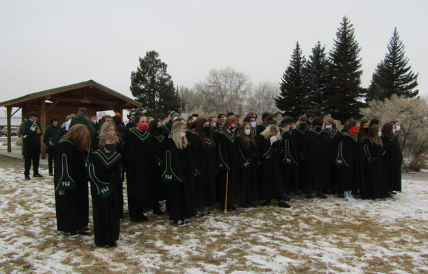 Pinedale Choir and Band. Photo by Dawn Ballou, Pinedale Online.