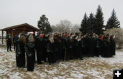 Pinedale Choir and Band. Photo by Dawn Ballou, Pinedale Online.