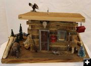 Custom made Bird House. Photo by Pinedale Online.