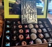 Custom made chocolates. Photo by Pinedale Online.