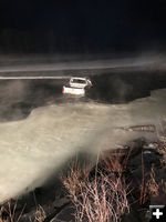 Into the Green River. Photo by Sublette County Sheriff's Office.