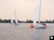 Around the bouy. Photo by Mindi Crabb.