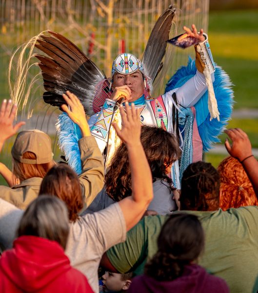 Supaman in Pinedale. Photo by Tony Vitolo.