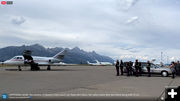 Bringing casket out. Photo by Jackson Hole News & Guide.