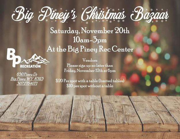 2021 Big Piney Christmas Bazaar. Photo by .